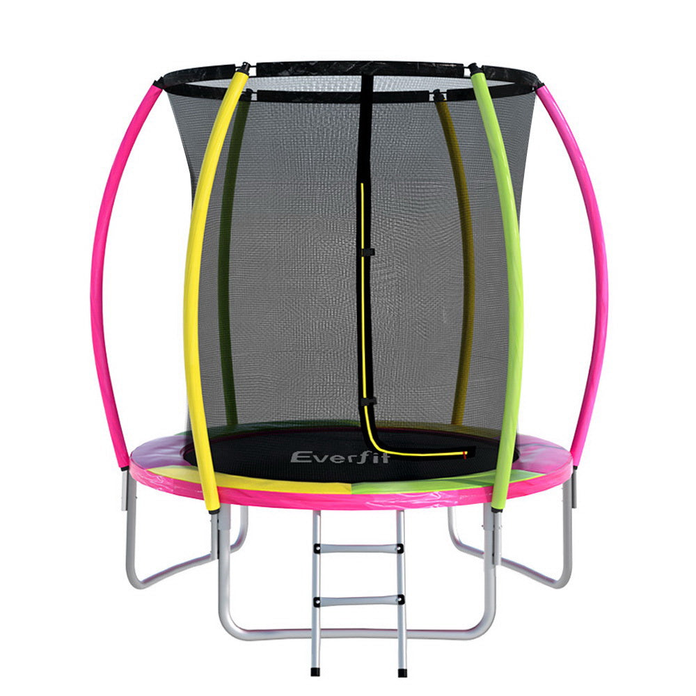 Cooee Kids Round Trampoline with Enclosure, 6ft