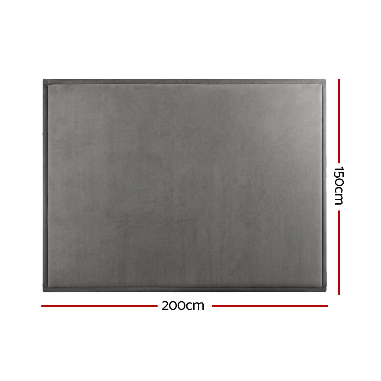 Grey foldable tatami floor mat 150 x 200cm view 3
