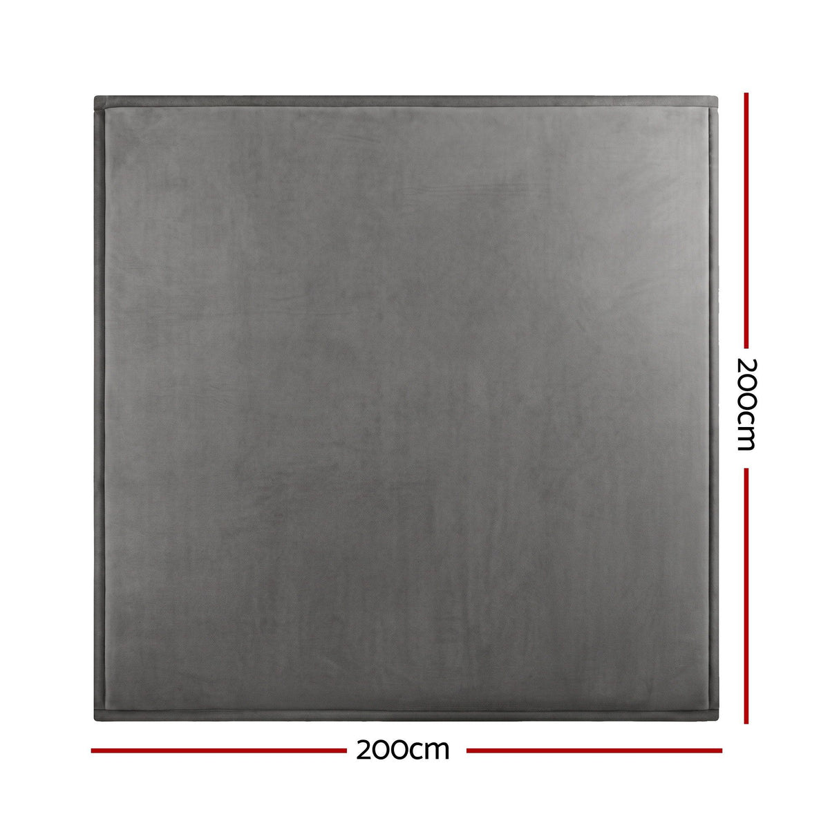 Grey foldable tatami floor mat 200 x 200cm view 3