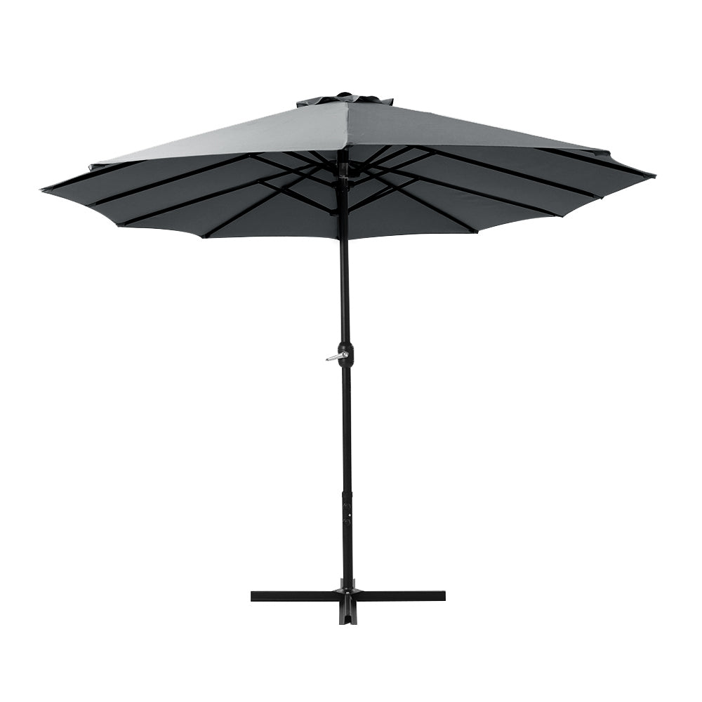 Canungra 4.57m Outdoor Umbrella, Charcoal