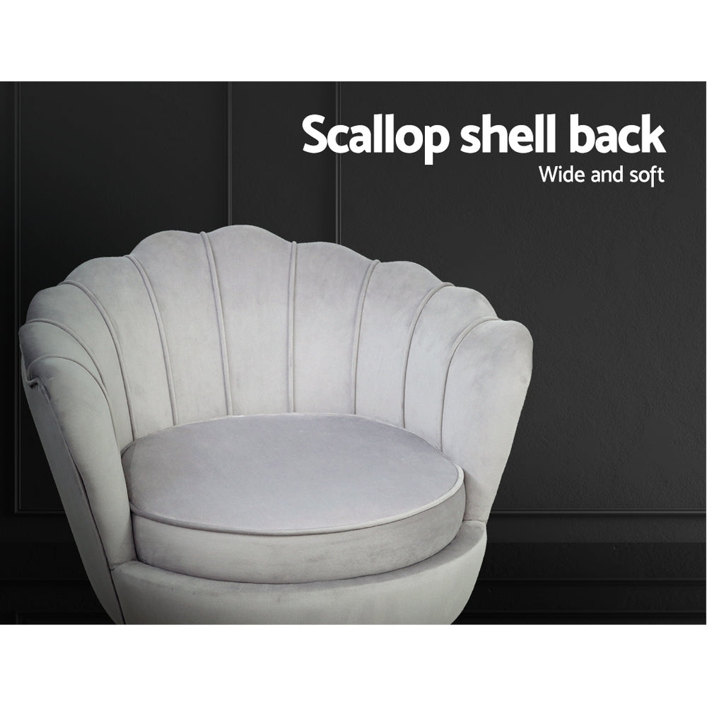 Velvet Callista Armchair by Artiss - Timeless Elegance in Various Colors