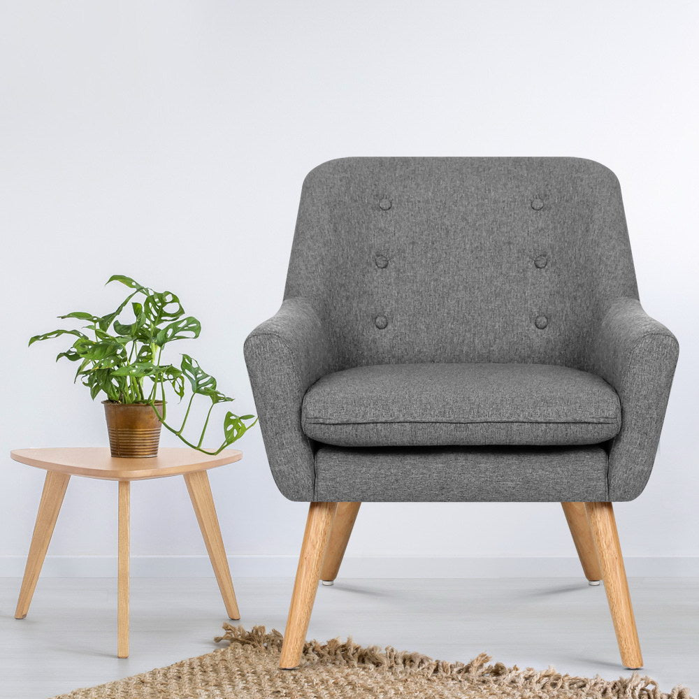 Leura Accent Chair, Grey