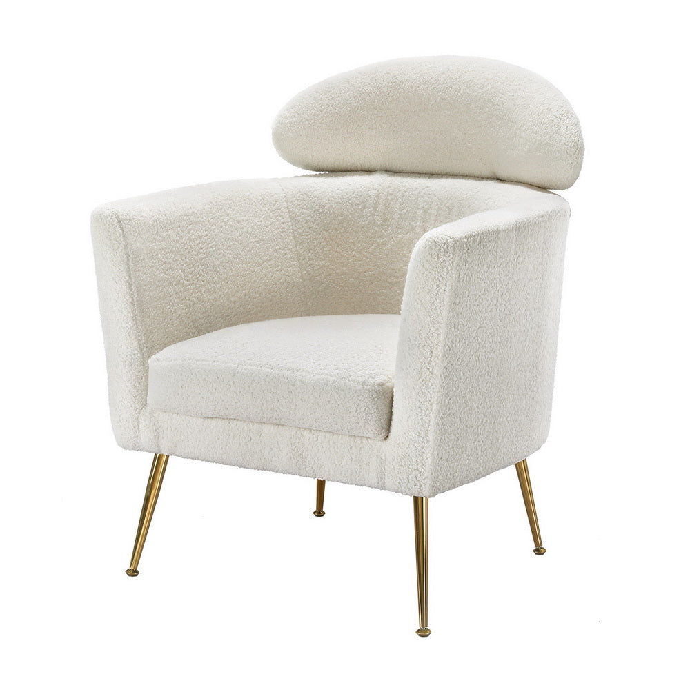 Dargan Accent Chair, White