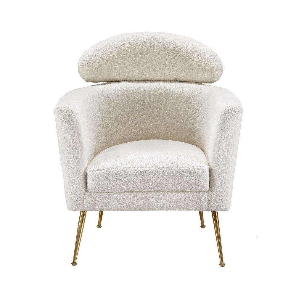 Dargan Accent Chair, White