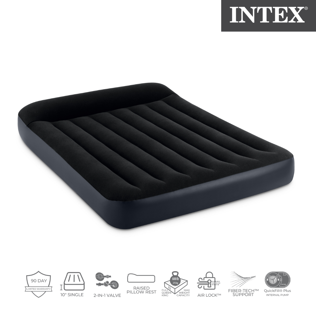 Marvel Air Mattress Double Full, Classic Airbed with Built In Pump