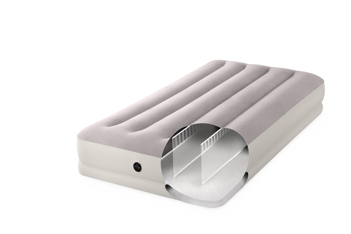 Lefroy Air Mattress Single Twin, Dura Beam Prestige Mid Rise with USB Pump