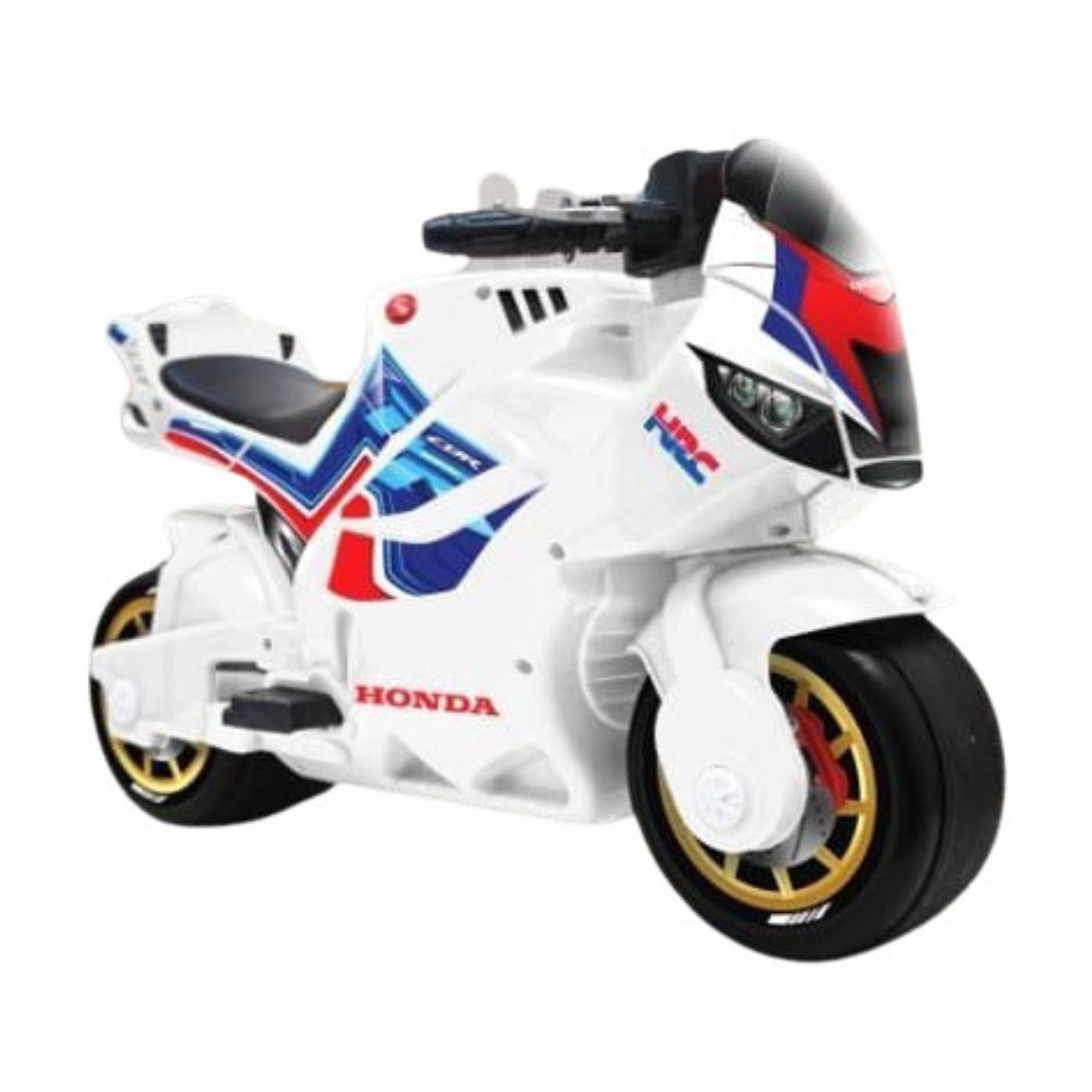 Espejo white kids kick along ride on motorcycle