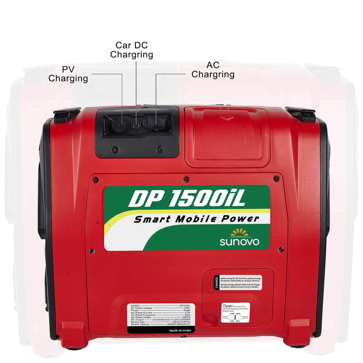Portable Power Station, 1500W 2048Wh Solar