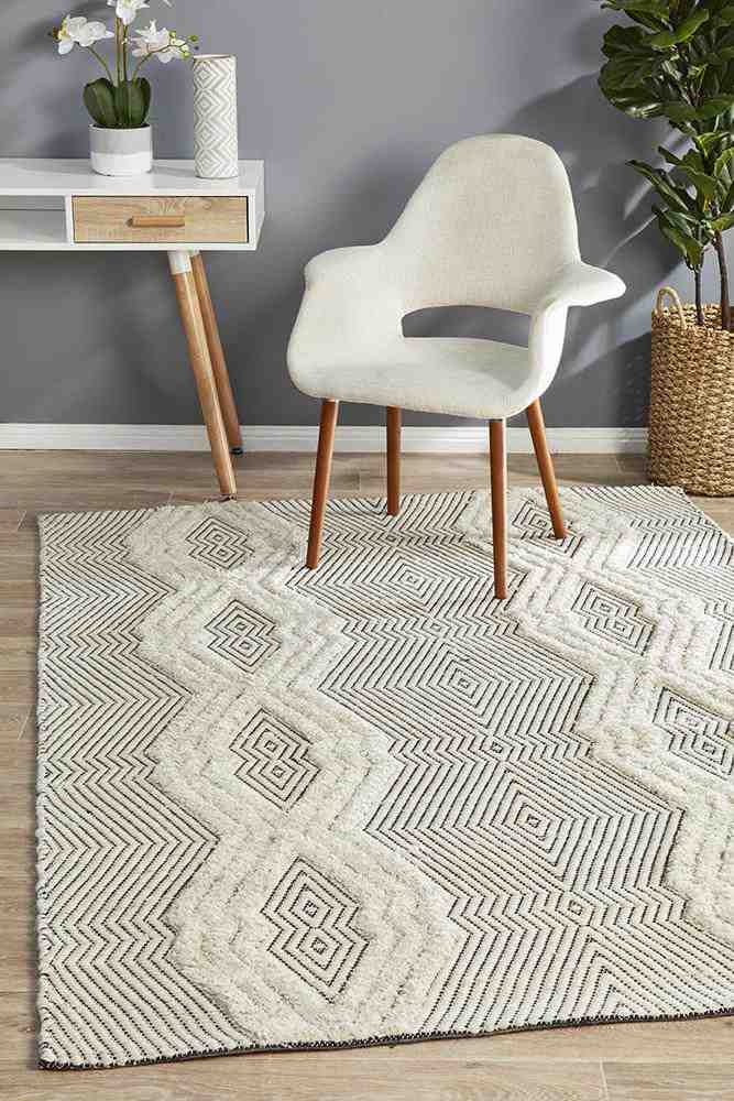 Miller 741 Hand-Loomed Wool-Viscose Flatwoven Area Rug — 60% Wool, 40% Viscose — Allure Home Collections