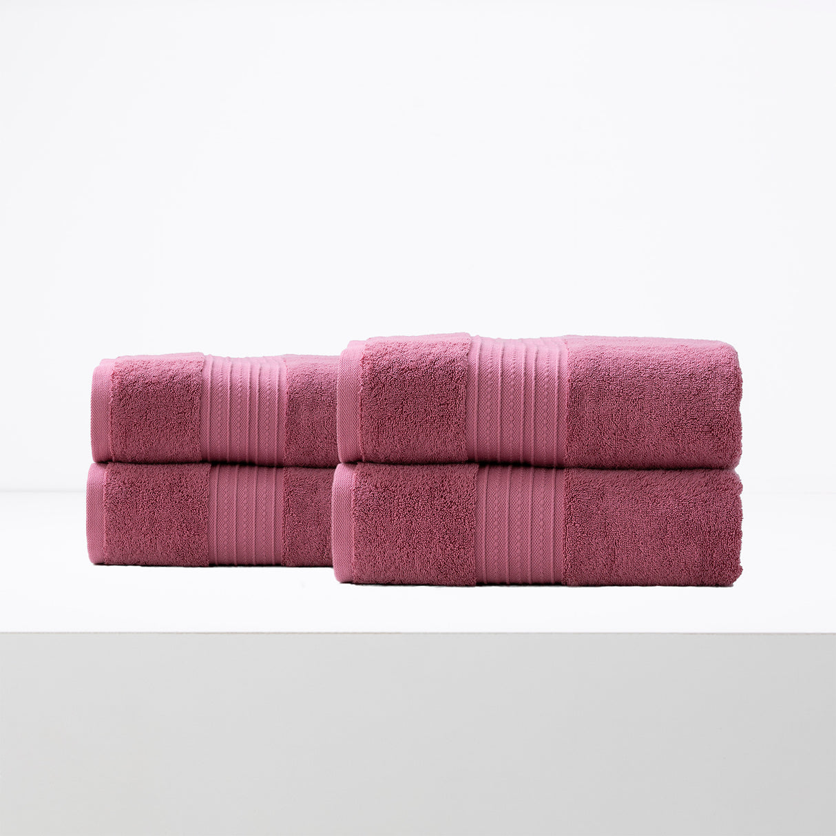 Brentwood 650 GSM Low Twist 4 Pack Premium Bath Sheet Set by Renee Taylor