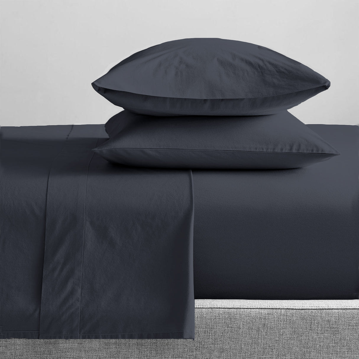 Renee Taylor 300TC Organic Cotton Sheet Set — Turbulence — Allure Home Collections