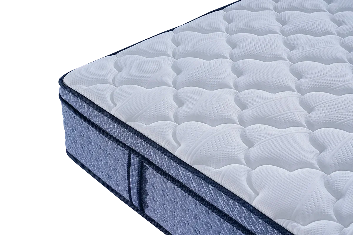 Evening medium pocket spring mattress with gel memory foam, Queen