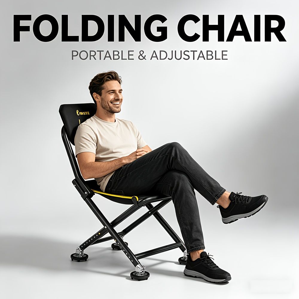 Ormiston Folding Camp Chair, Black