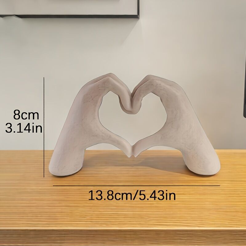 Cascia Heart Sculpture, White