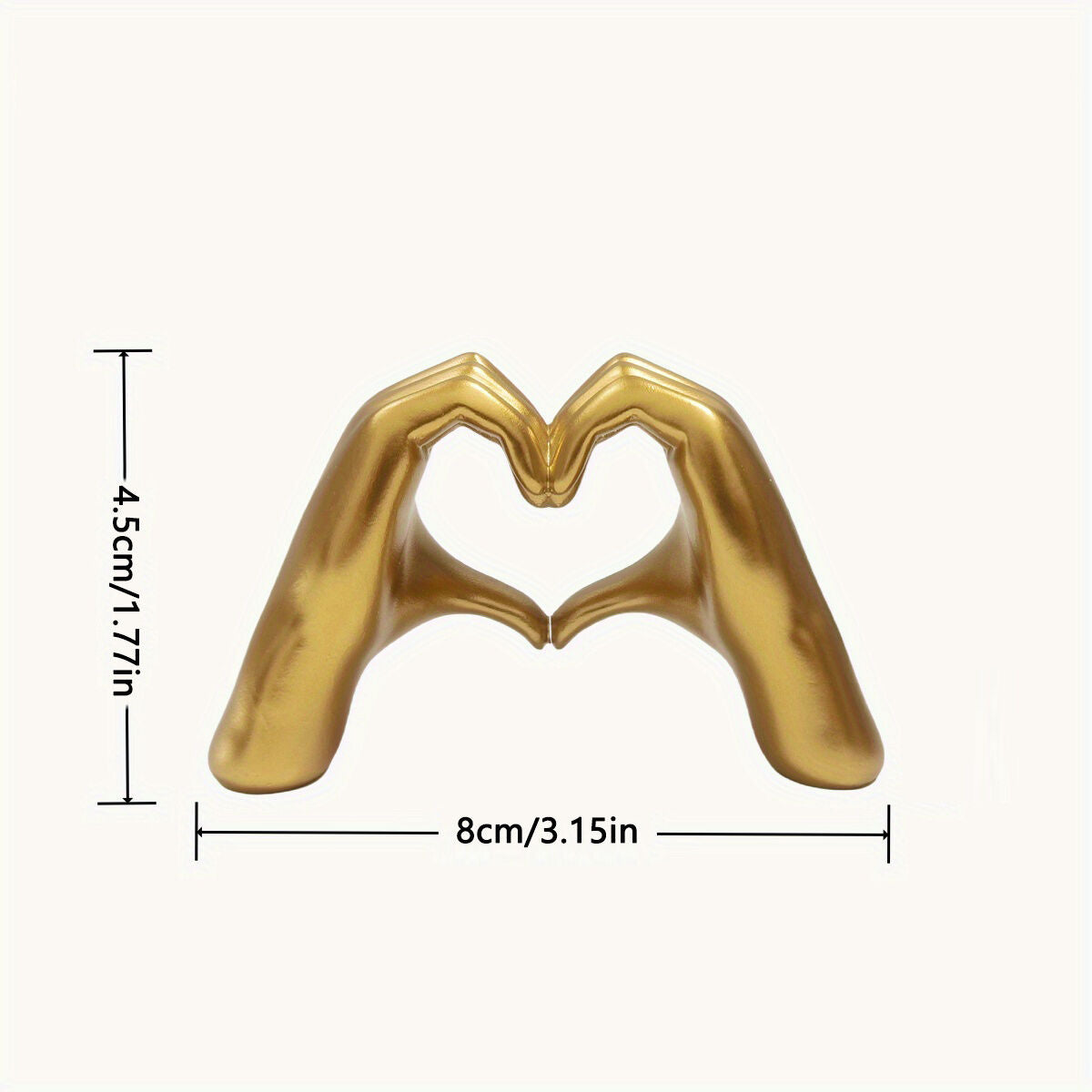 Cascia Heart Sculpture, White