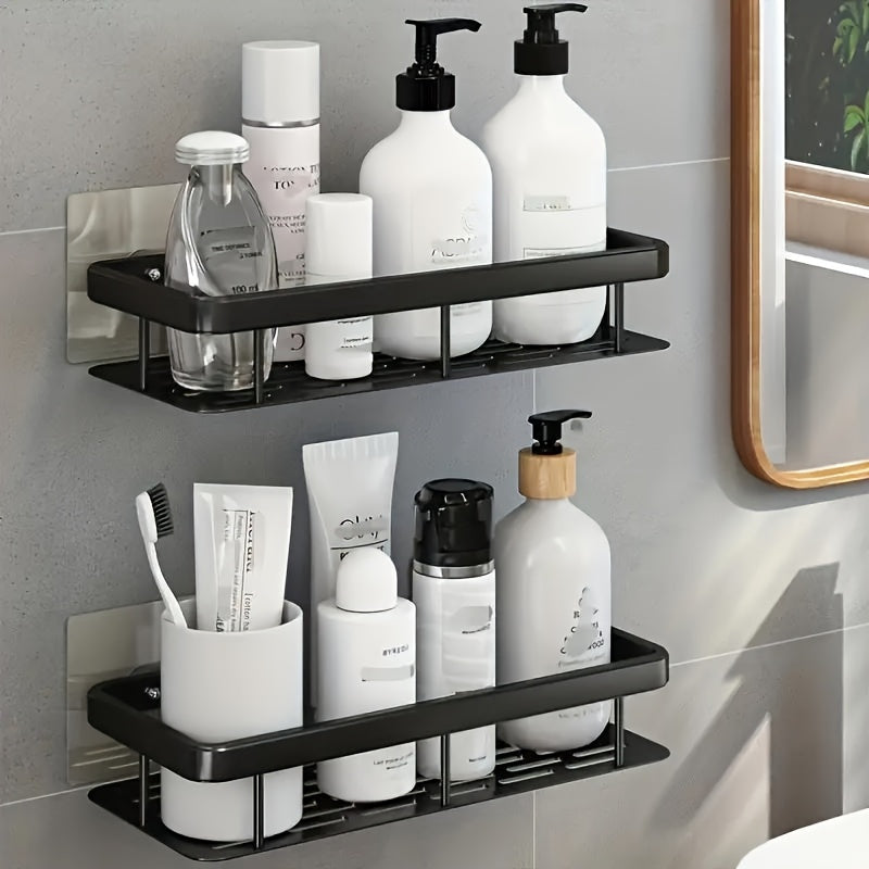 Castelsardo Toilet Paper Holder with Shelf, Wall Mounted, Stainless Steel, Silver