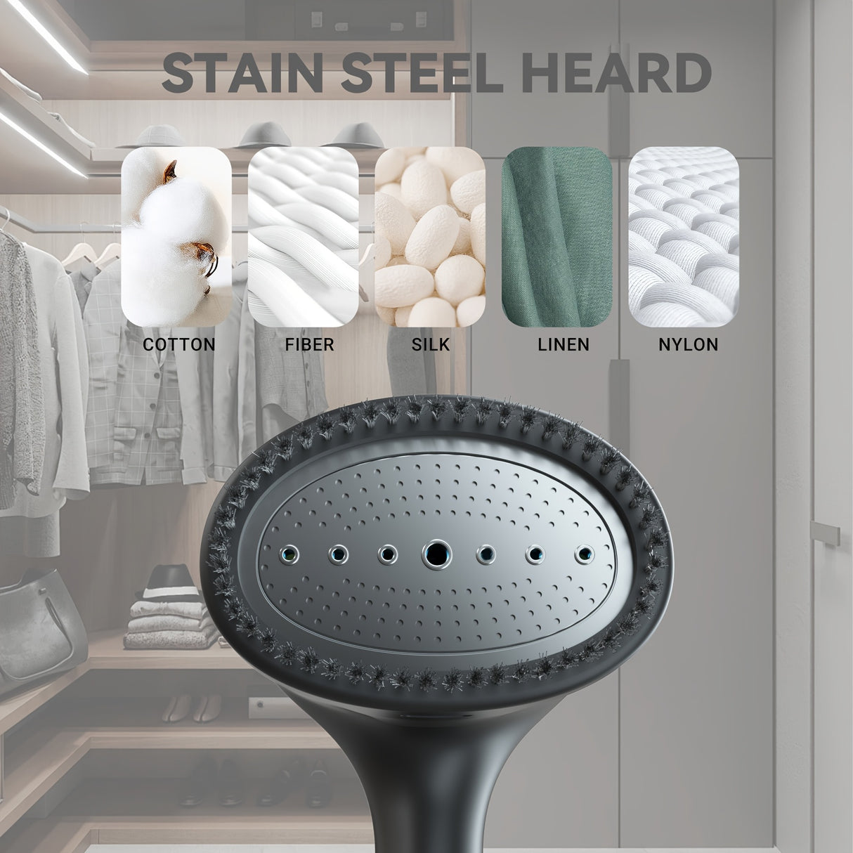 Olvera Handheld Garment Steamer, 300ml, 1500W