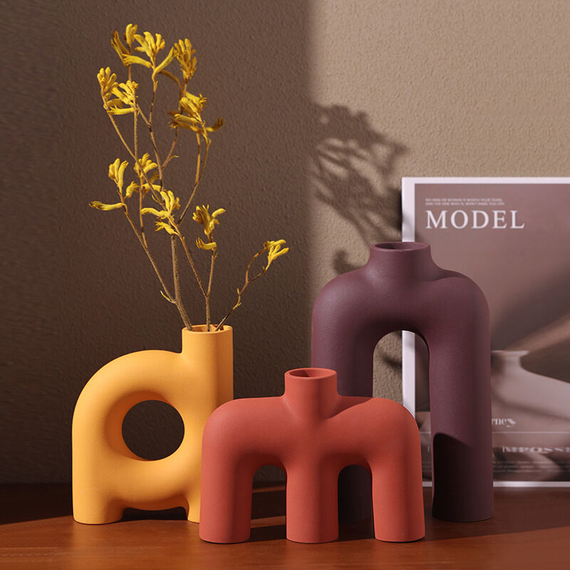 Perugia Tubular Letter Vase Set, 3pcs