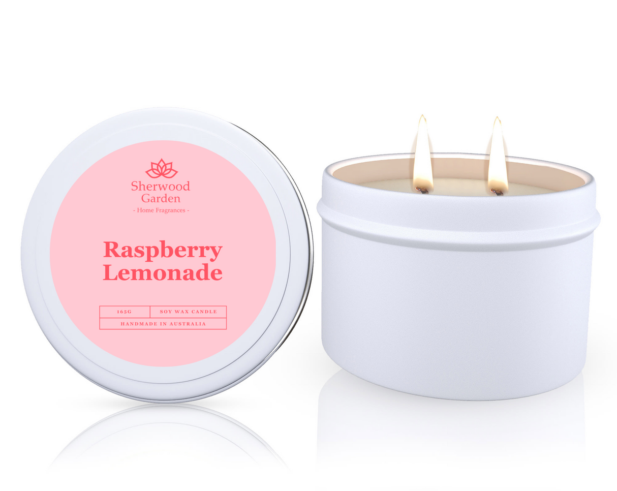 Soy Candle Tin 165g — Hand-Poured Scented Candles in 28 Fragrances — Allure Home Collections