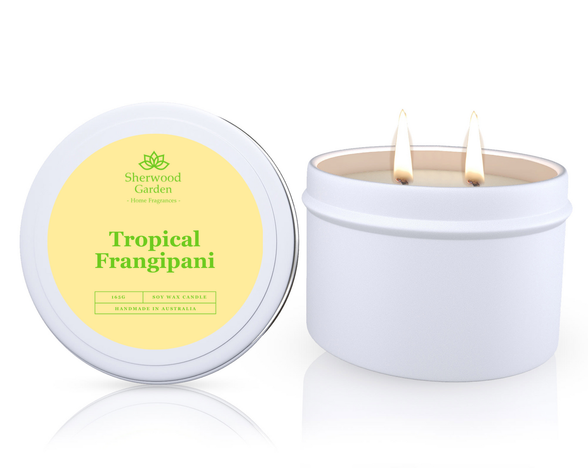 Soy Candle Tin 165g — Hand-Poured Scented Candles in 28 Fragrances — Allure Home Collections