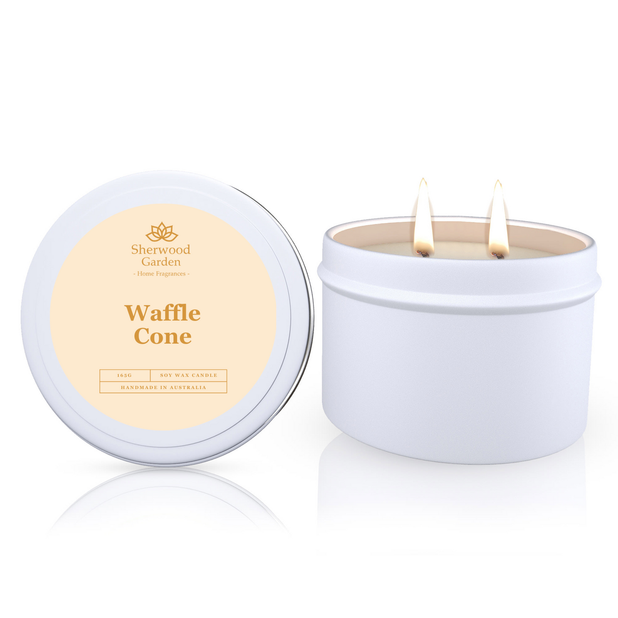 Soy Candle Tin 165g — Hand-Poured Scented Candles in 28 Fragrances — Allure Home Collections