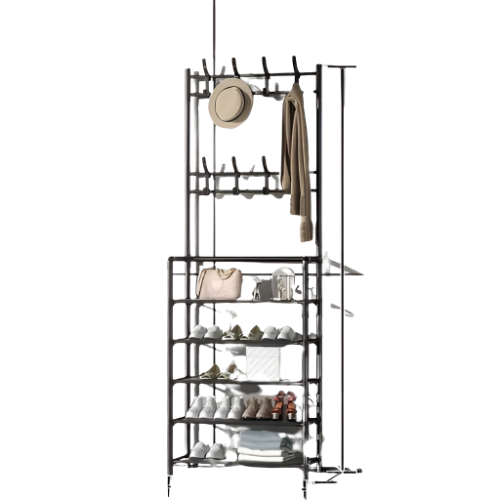 Ararat Free Standing Metal Shoe Rack image 2