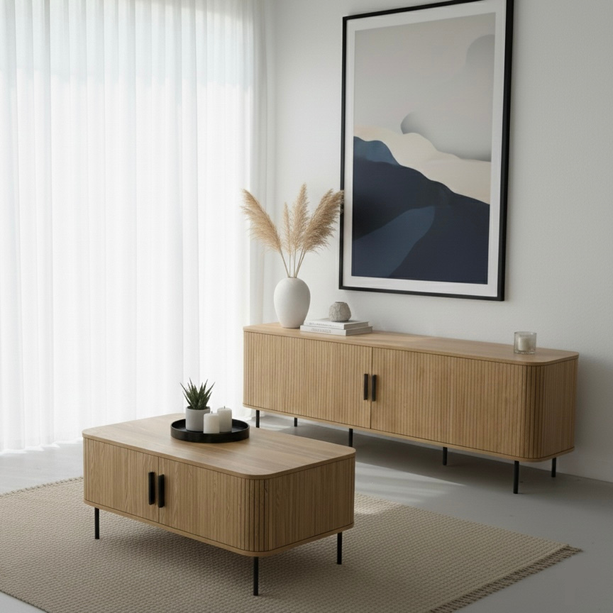 Broadford Coffee Table, Oak