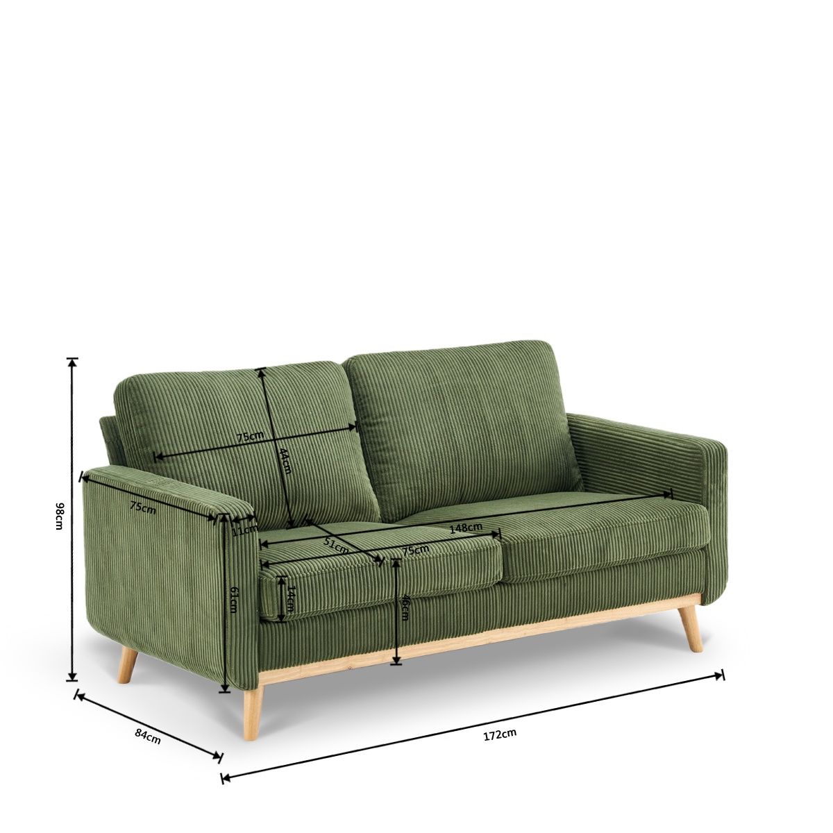 Roses 2 Seater Sofa