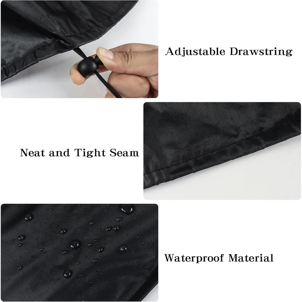 Bench Cover Oxford 210D, Black 132 x 68 x 91cm