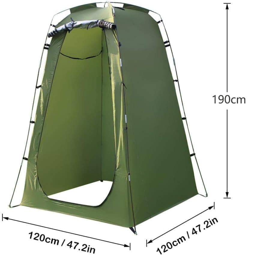 Ushuaia Pop Up Changing Tent, 120x120x190cm, Green