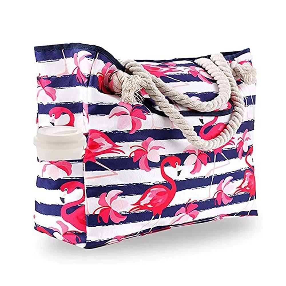 Belves Beach Bag, Large Canvas Tote