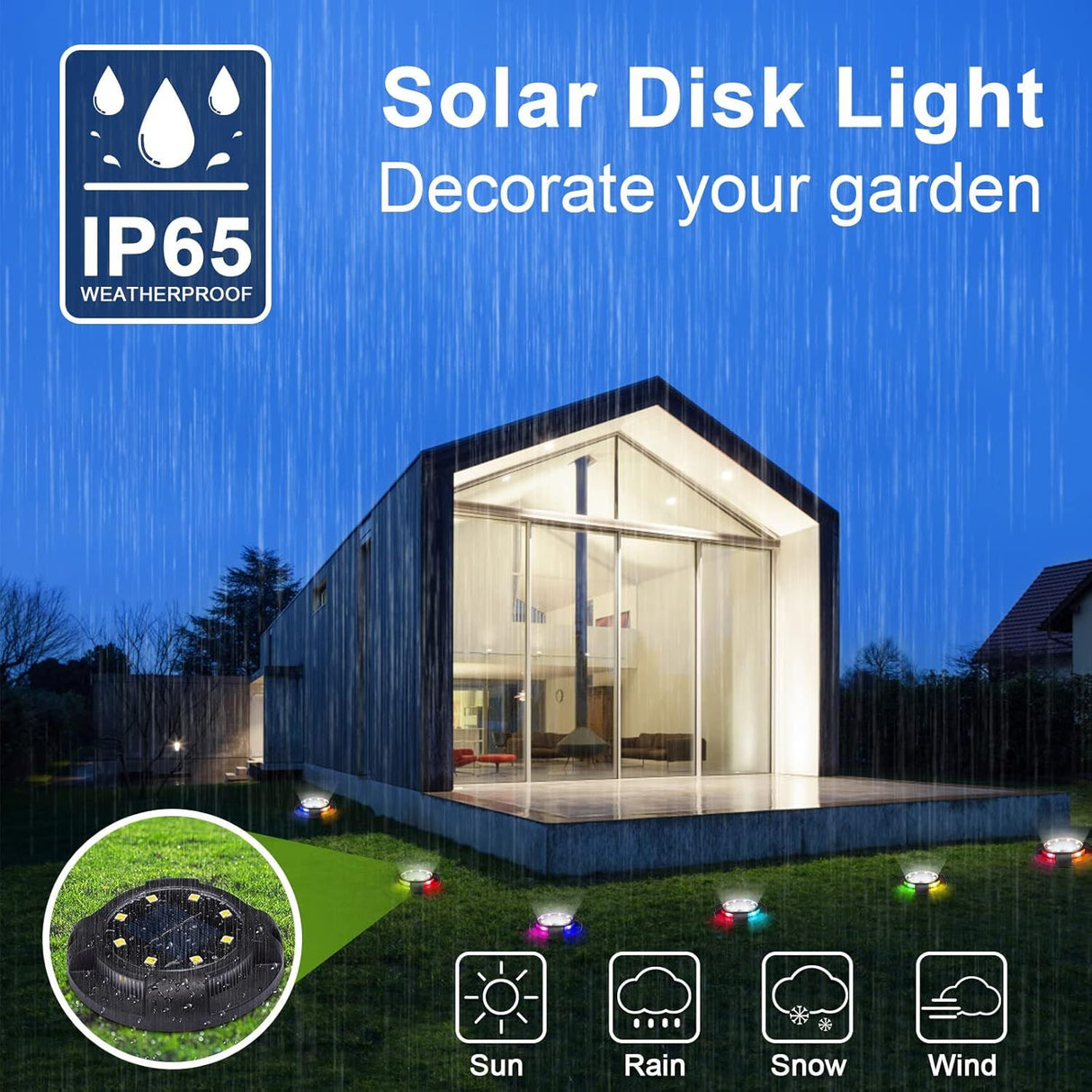 Solar Hanging Lantern Light, Warm White