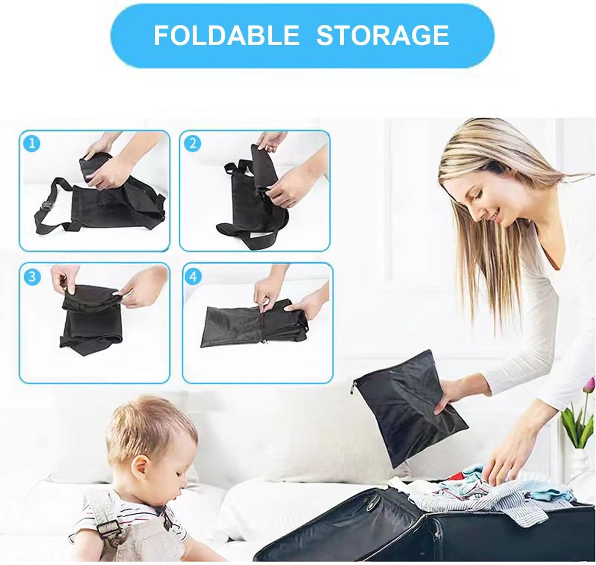 Toddler Airplane Footrest Hammock