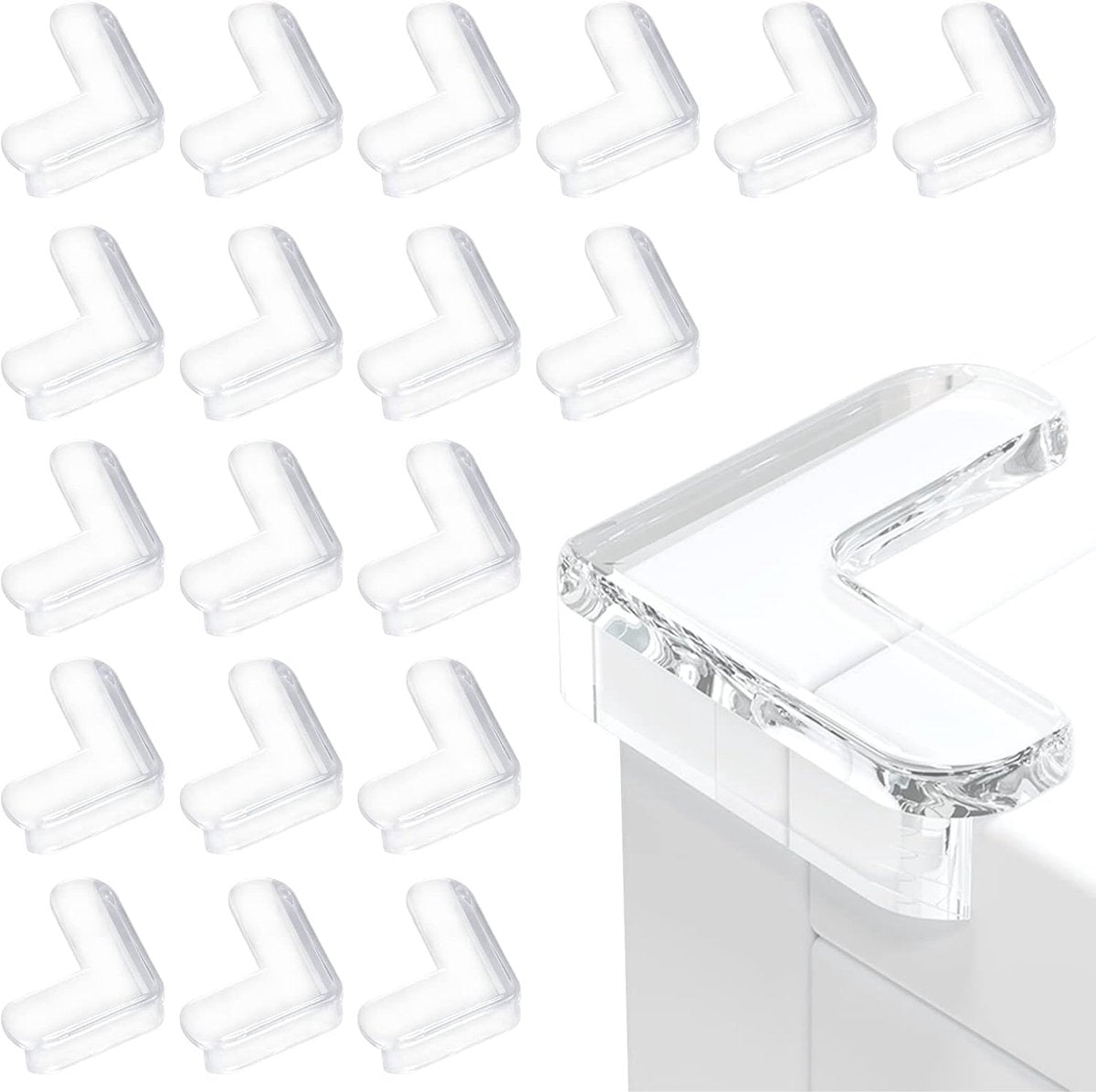 Baby Corner Protectors, Transparent Soft PVC 20 Pack
