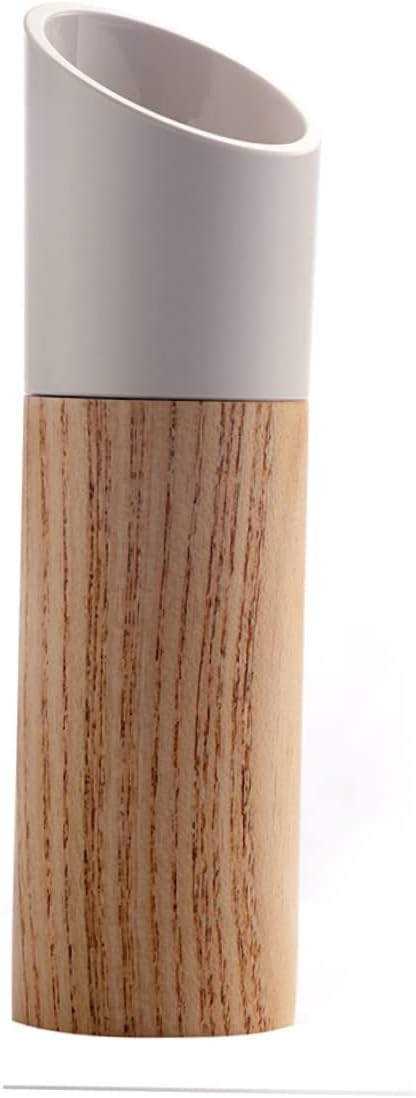 Ortigia Pepper Mill, Manual, Wood and Ceramic, White, 160mm