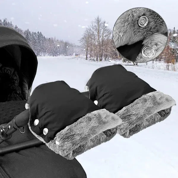 Stroller Hand Muff Gloves Fleece Lined Waterproof