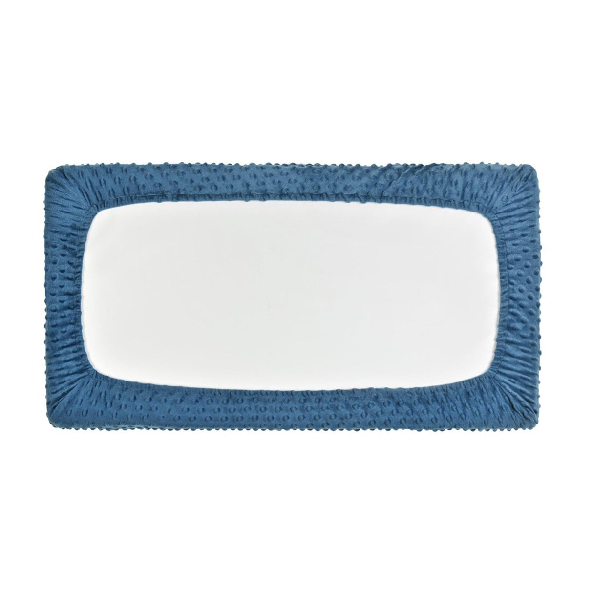 Navy soft baby change mat cover