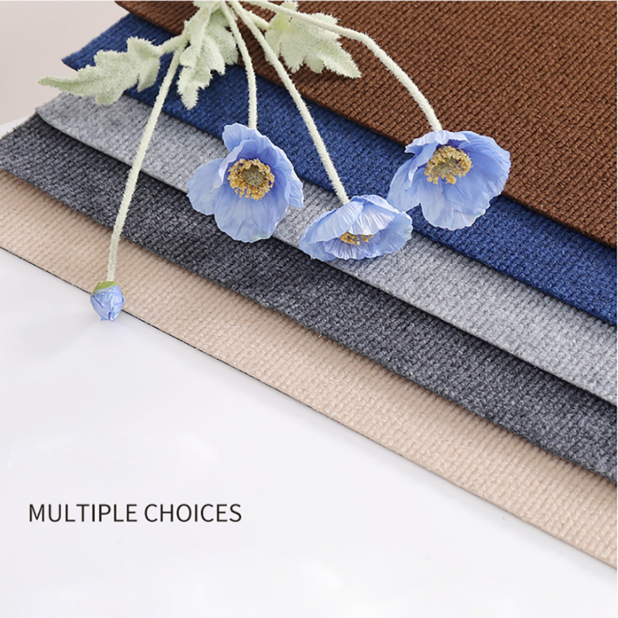 Kerenzerberg Peel and Stick Carpet Tile, 60x60cm, Grey