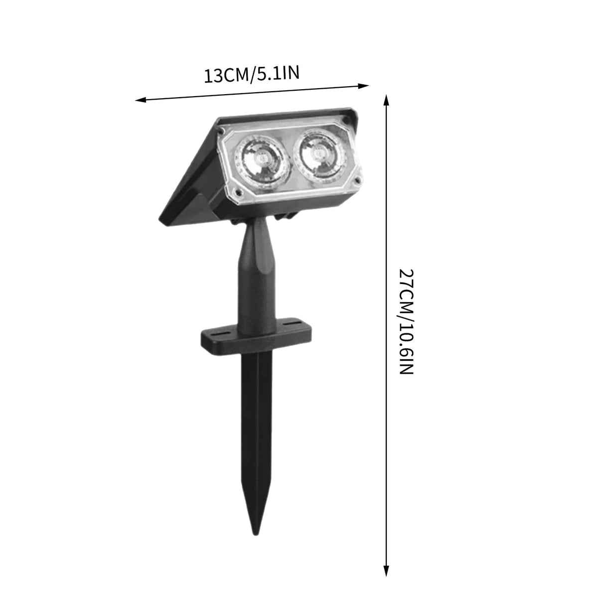 Grottaglie Solar Spot Light, Dusk to Dawn