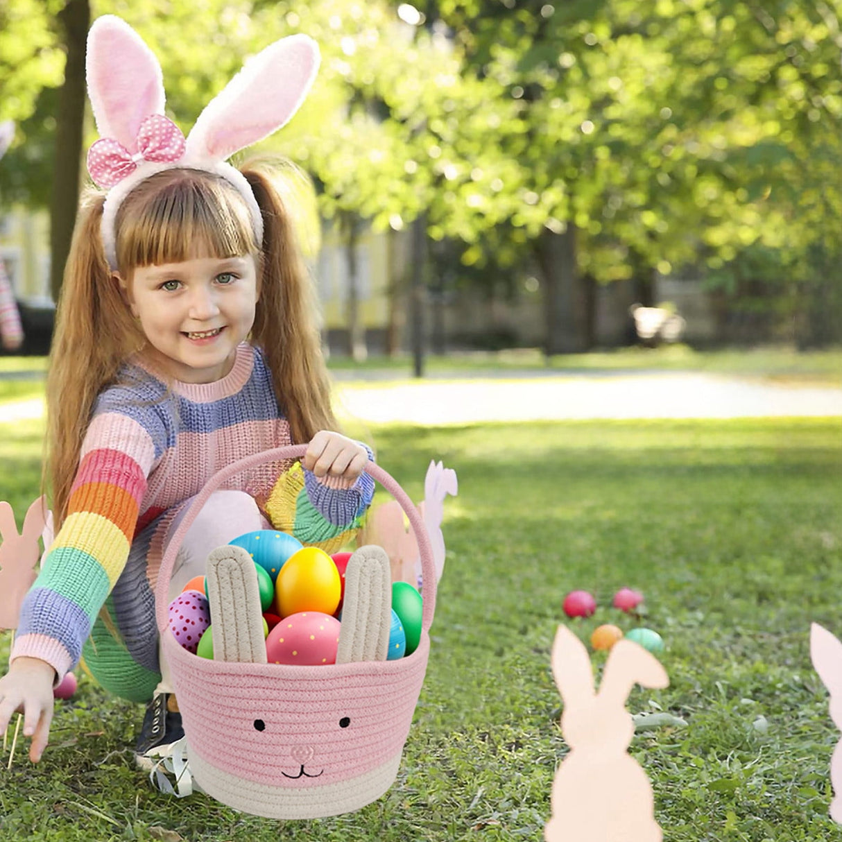 Easter basket used for storing small items