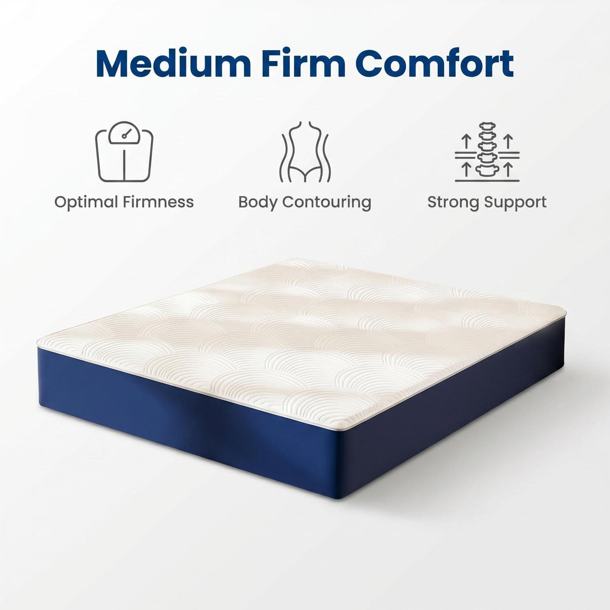Gel memory foam pocket spring mattress, 25cm queen