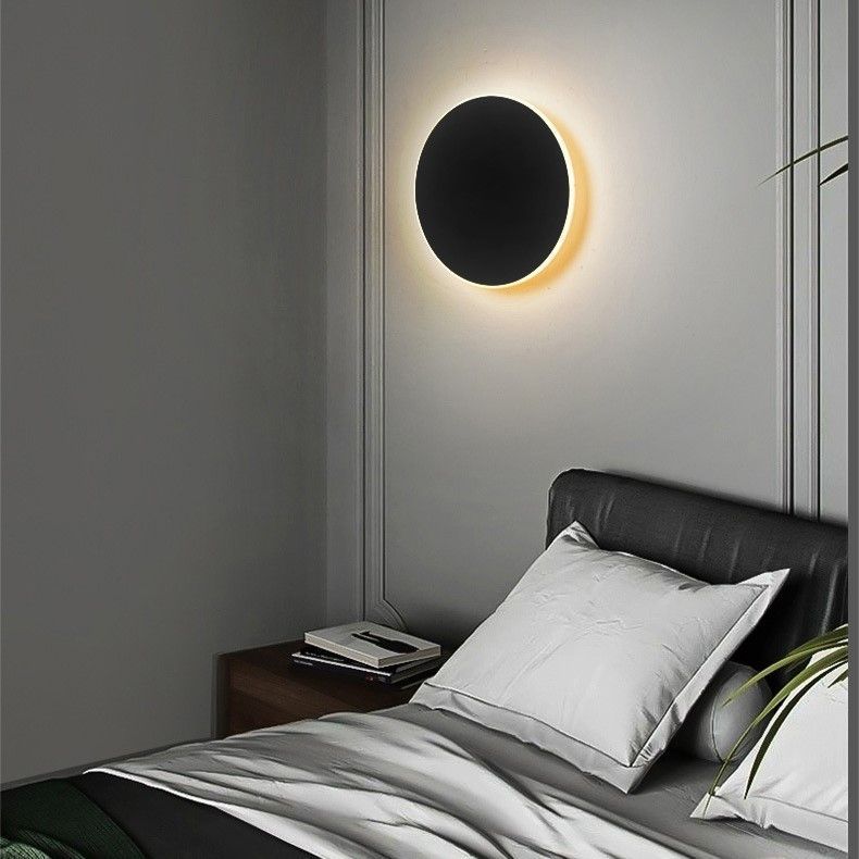 13cm white dimmable LED wall light 2 pack