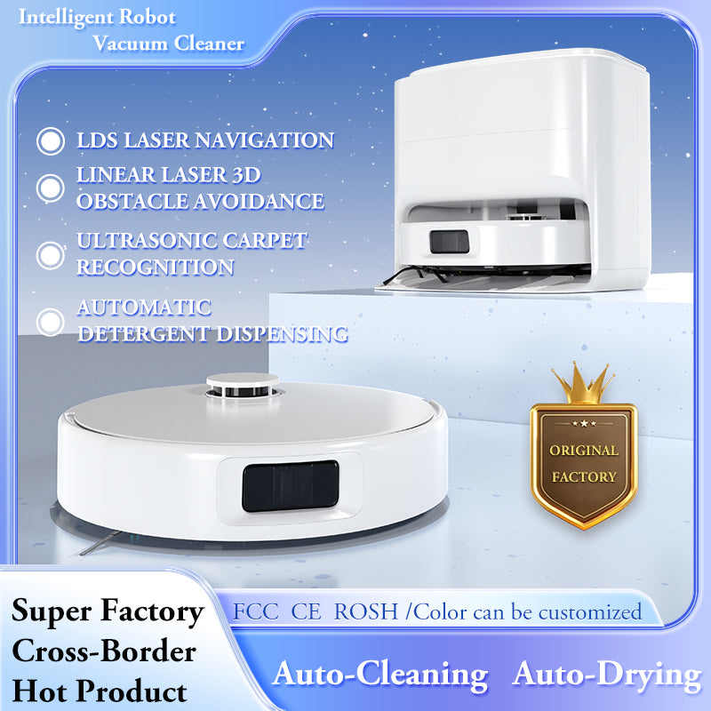 Bremen Robot Vacuum and Mop, 3 in 1, 4000Pa, LiDAR Navigation