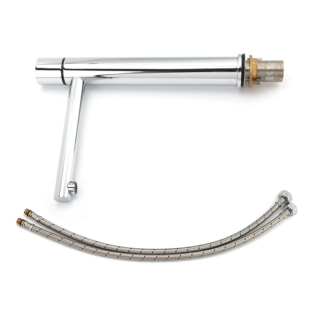 Tall Round Basin Mixer Tap in Polished Chrome