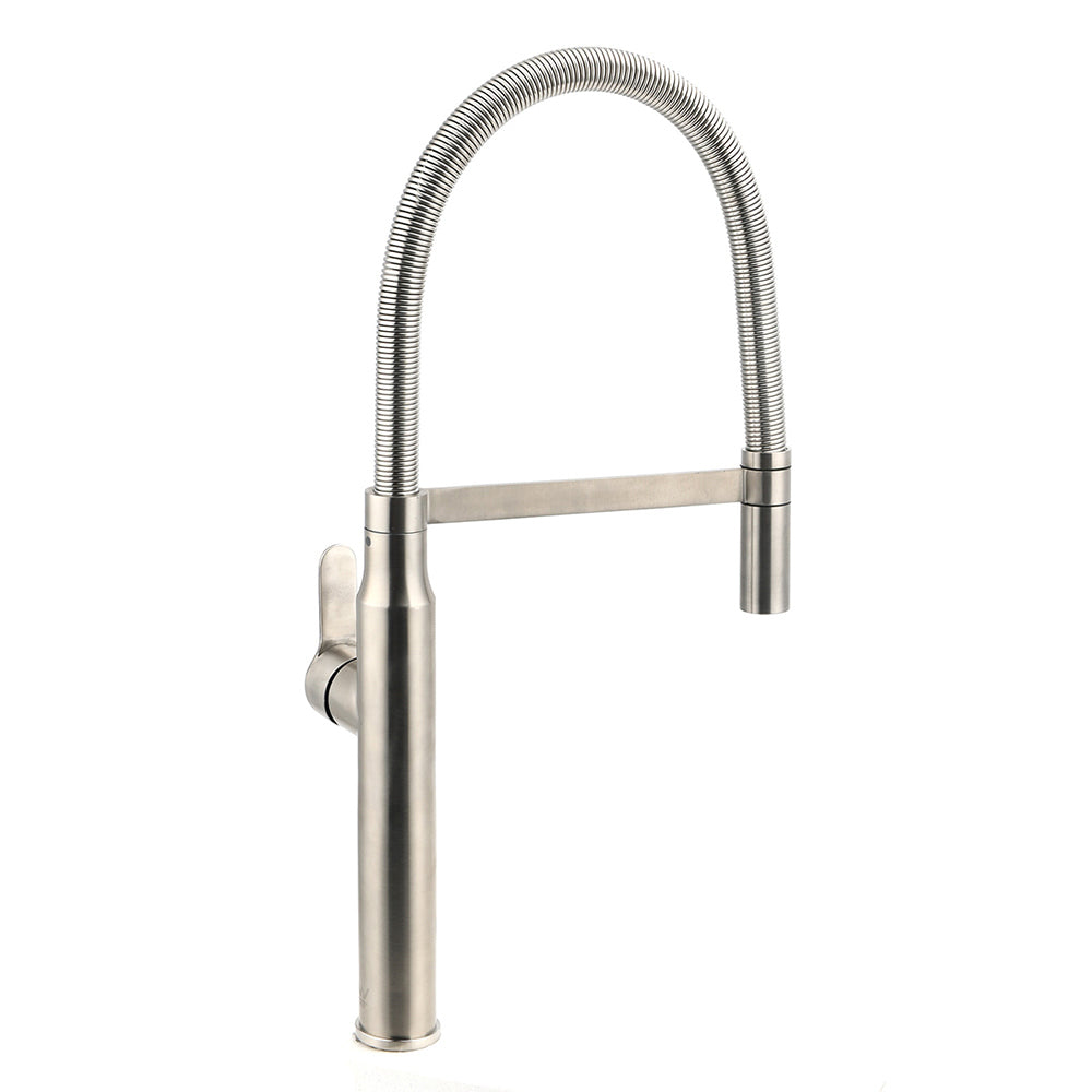 Pull Out Kitchen Mixer Tap, 360 Degree Swivel, Brushed Nickel