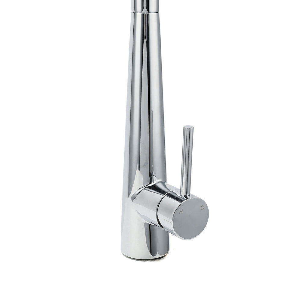 Chrome Pull Out Kitchen Sink Mixer Tap