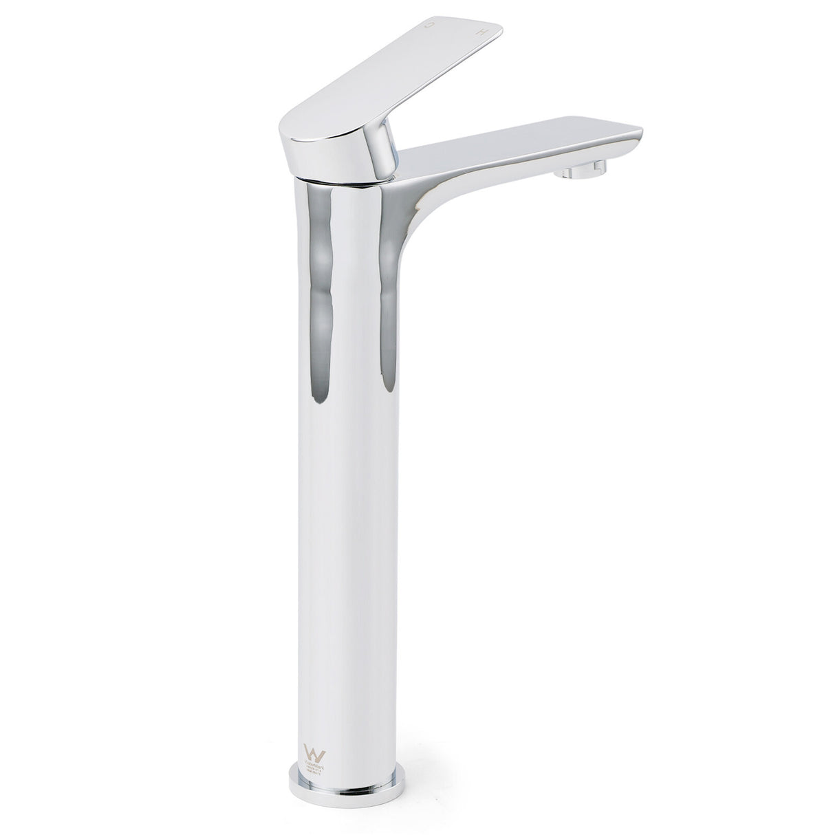 Chrome Round Tall Basin Mixer Tap image 3