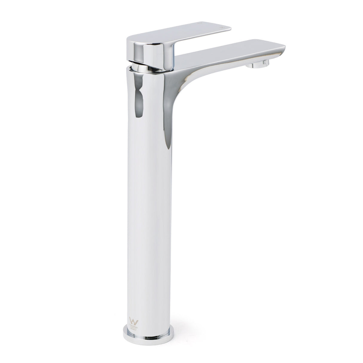 Chrome Round Tall Basin Mixer Tap image 4