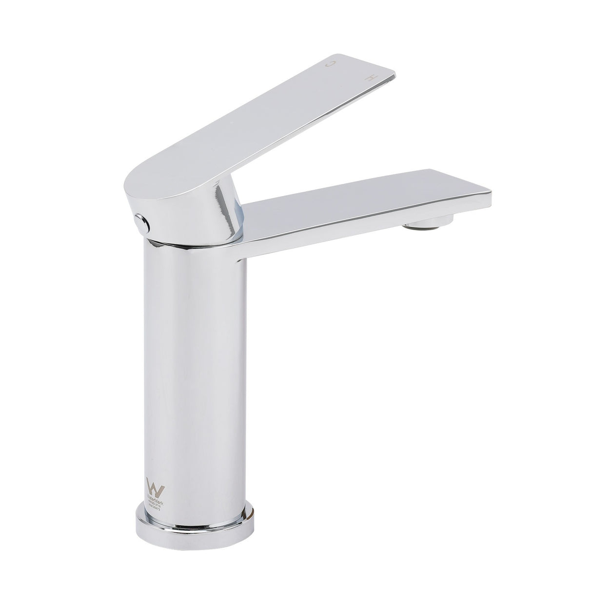 Chrome Square Short Basin Mixer Tap image 3