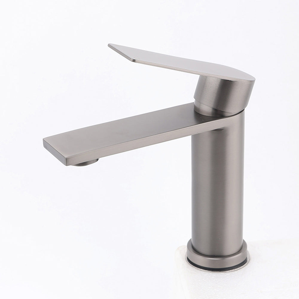Gun Metal Square Basin Mixer Tap